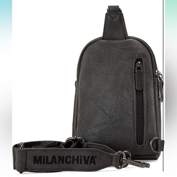 Dark grey sling bag - Picture 5 of 7